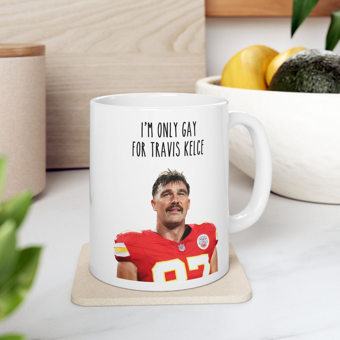 Gay For Travis Kelce Mug