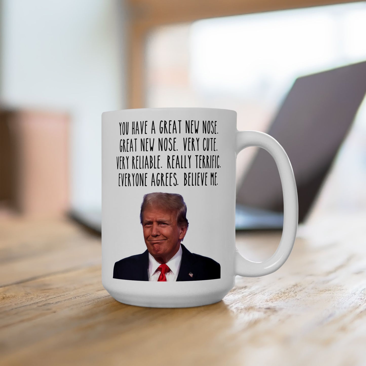 DJT Nose Job Mug