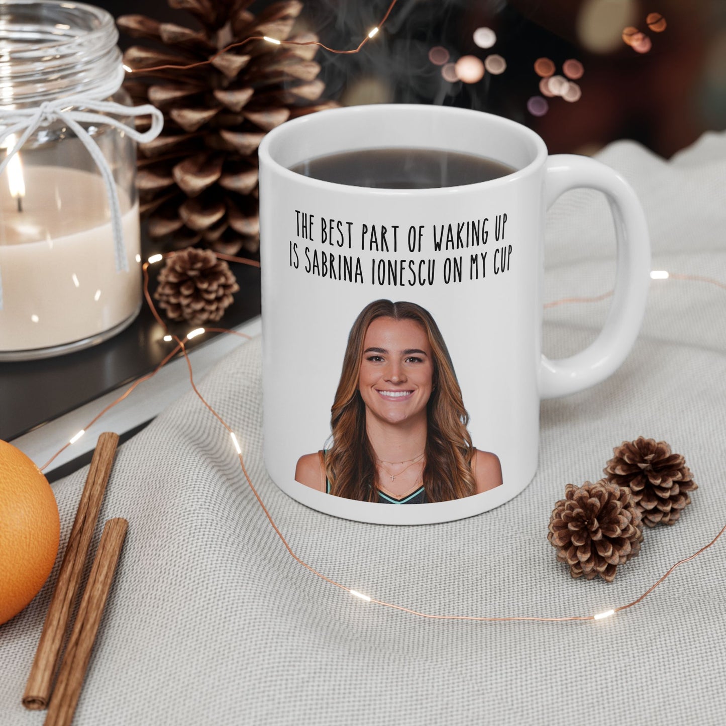 Sabrina Ionescu Mug