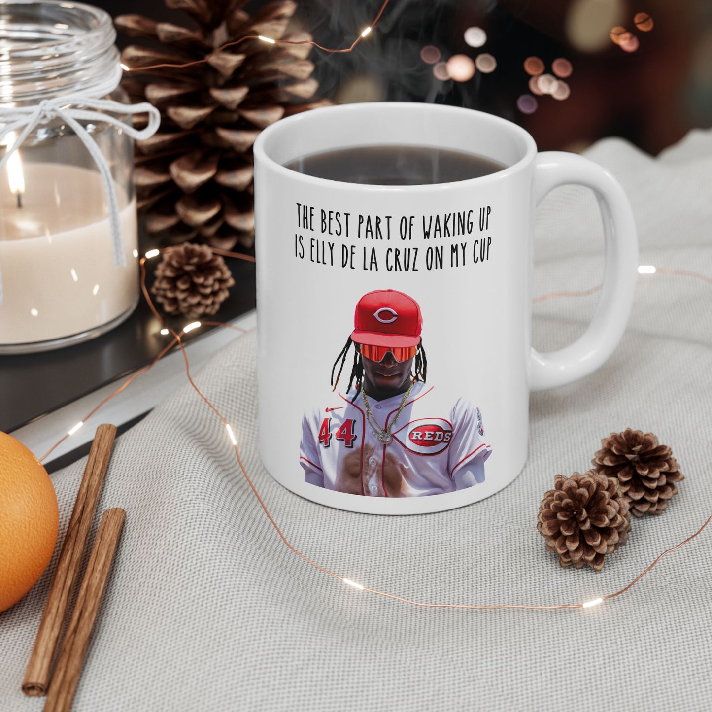 Elly De La Cruz Mug