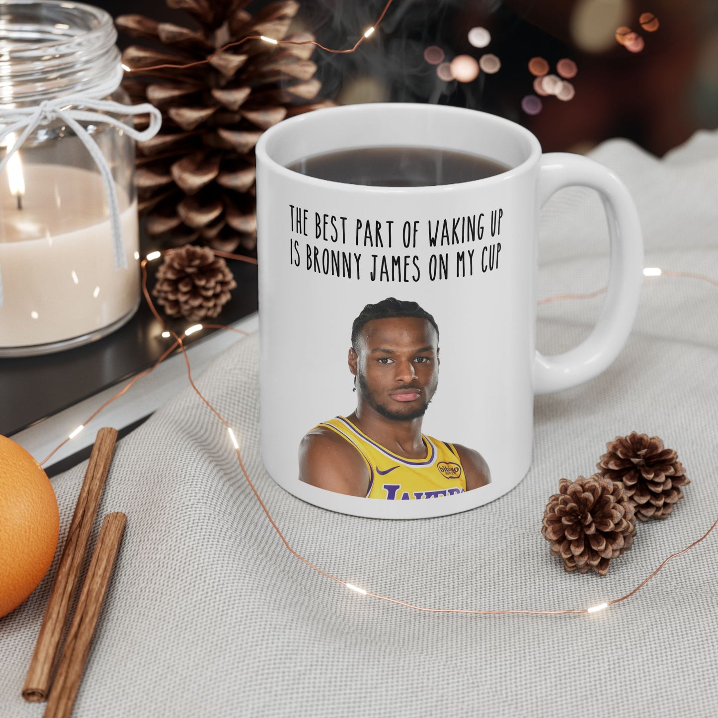 Bronny James Coffee Mug