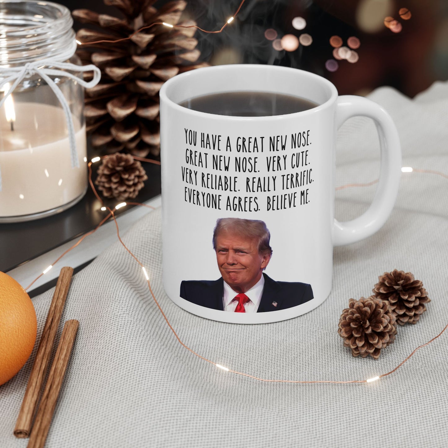 DJT Nose Job Mug