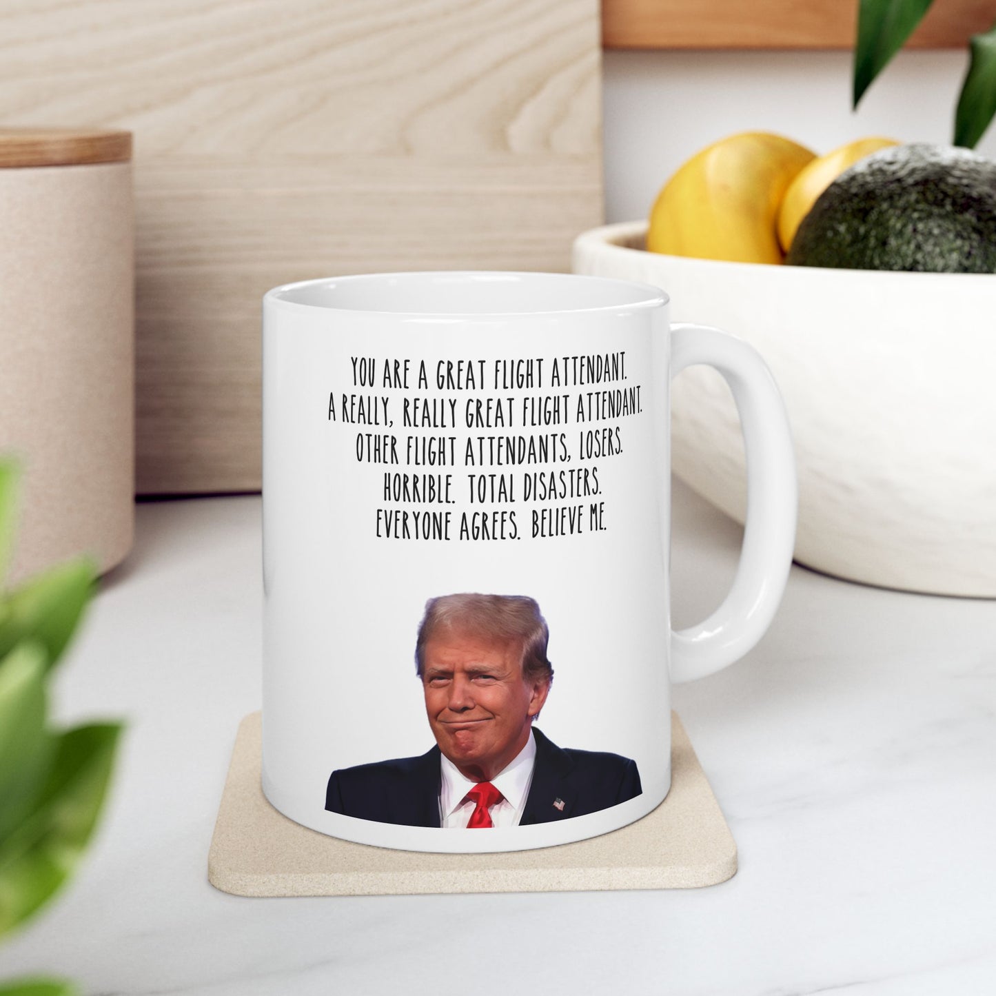 DJT Flight Attendant Mug