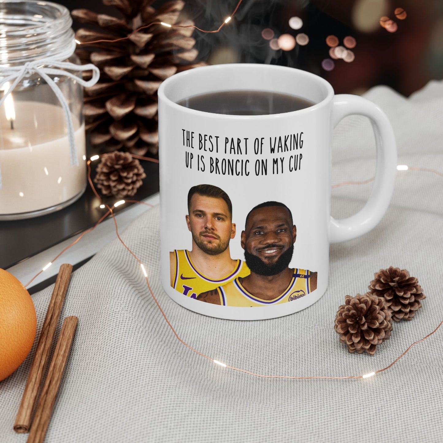 Luka & LeBron "Broncic" Mug