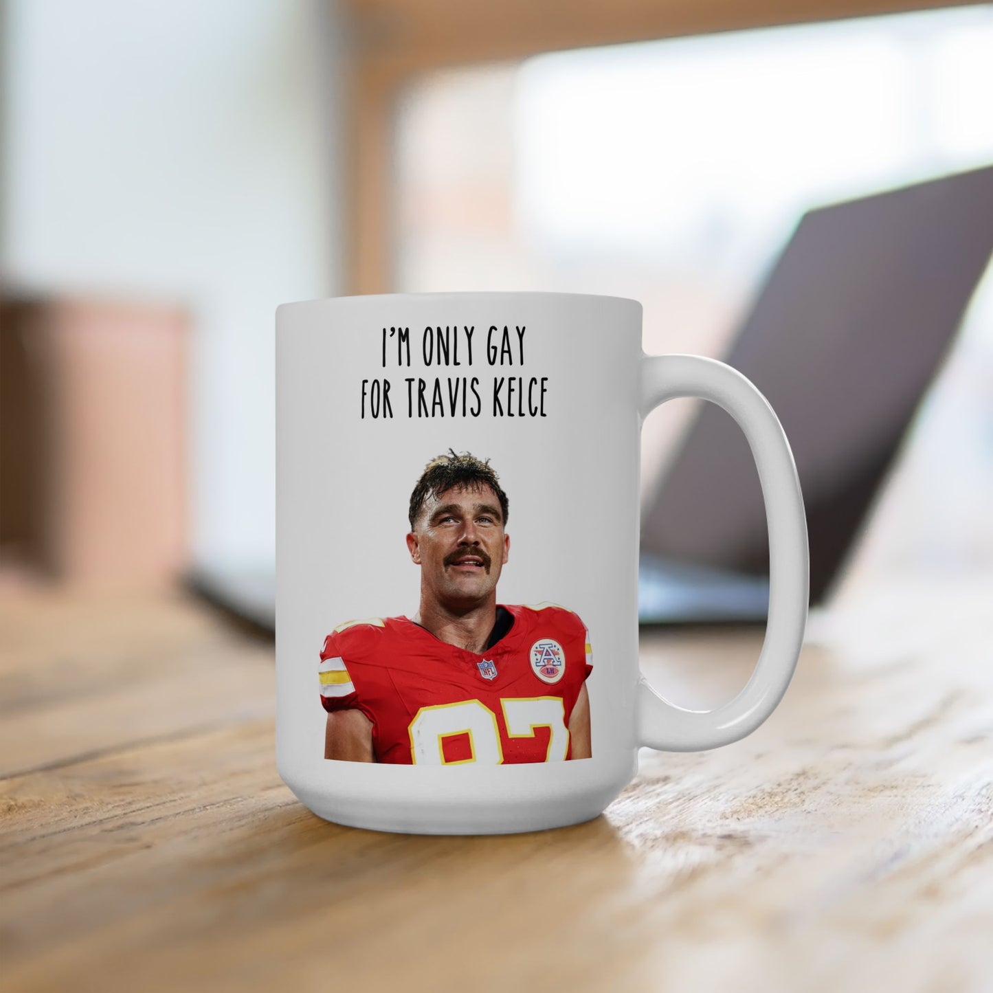 Gay For Travis Kelce Mug