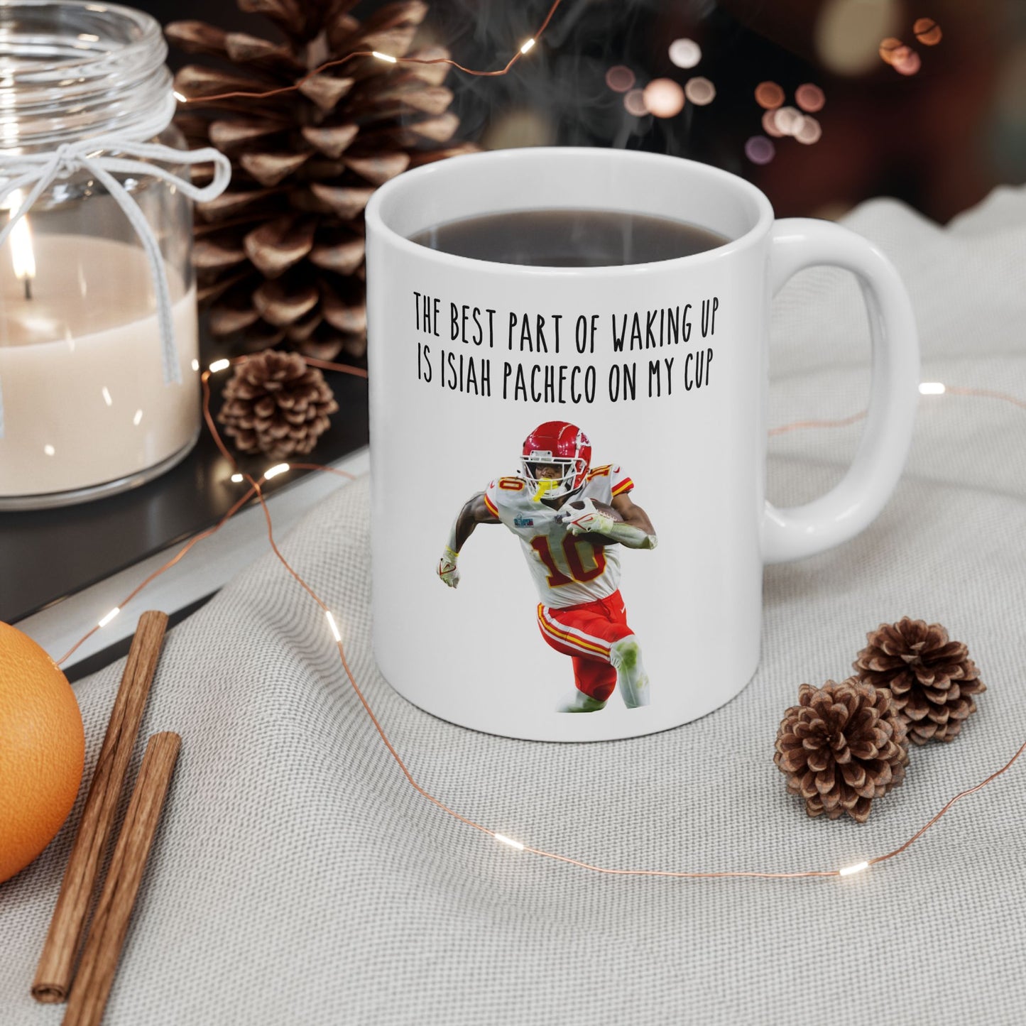 Isiah Pacheco Mug