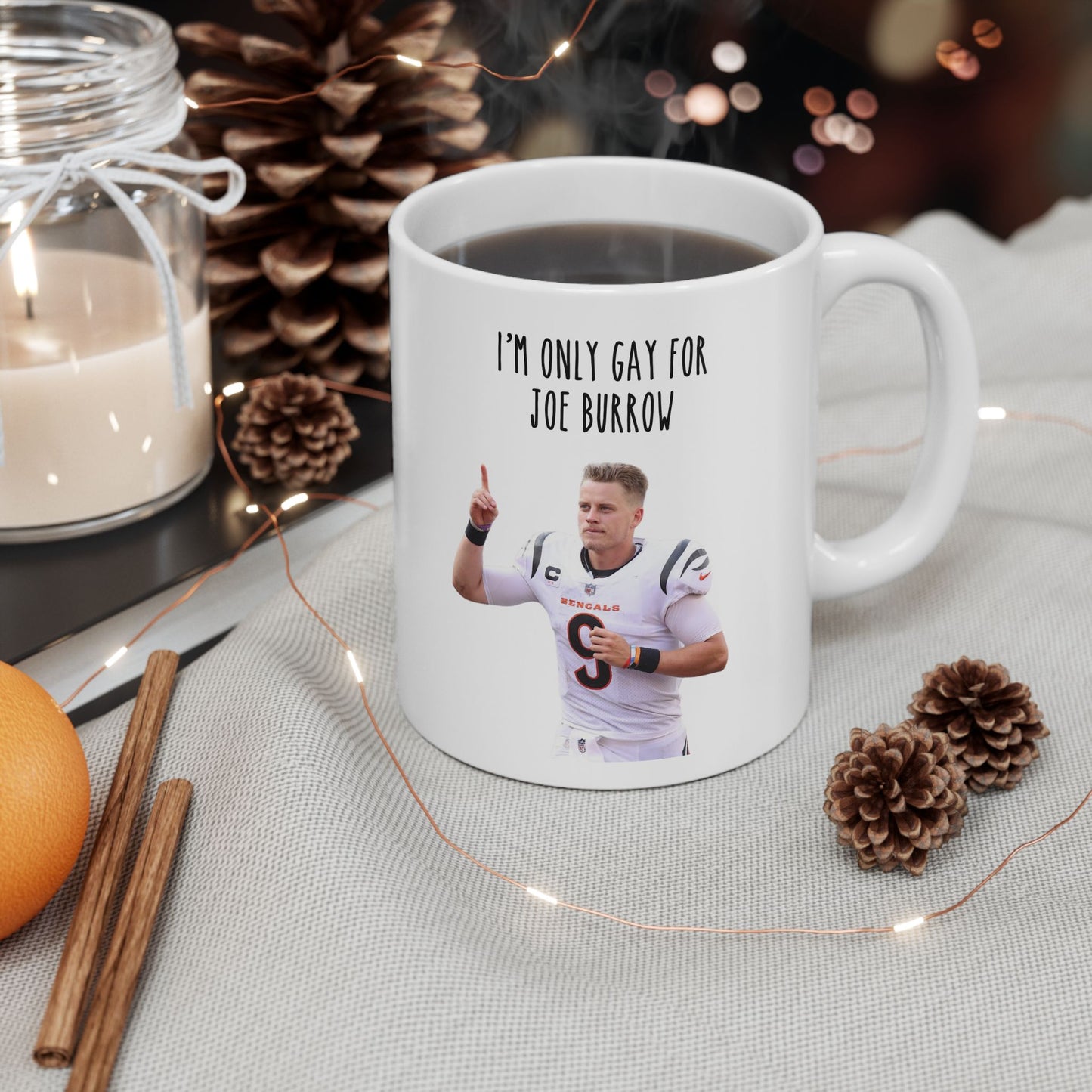 Gay For Joe Burrow Mug